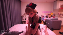 黒の天使    着ぐるみ セクシーな看護師のお姉さん
